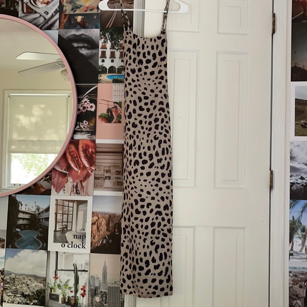 Leopard Print Maxi Dress